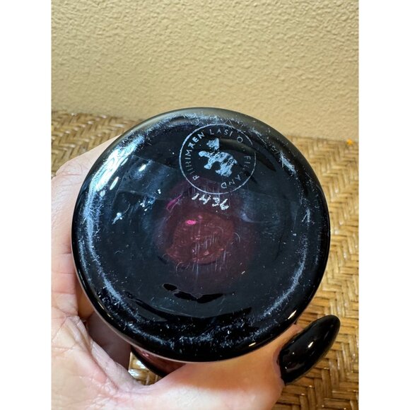 Vintage Riihimäki Finland Amethyst Glass Vase Numbered - Picture 5 of 8